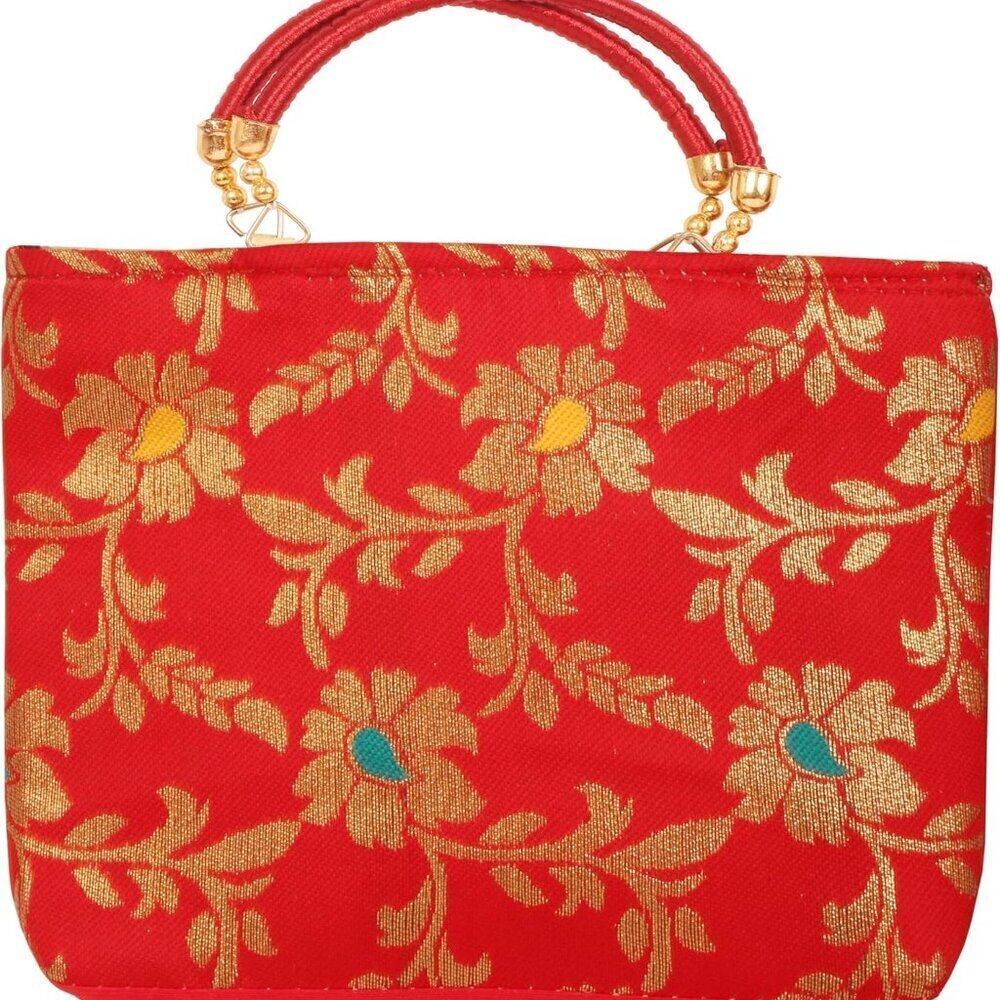 Embroidered Brocade Evening Purse Vintage Wedding Party Bag for Women